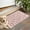 Pink Cow Strawberry, variant on White Cow Black Spot Pattern Door Rugs,Washable Non Slip Door Mats Indoor,Decorative Door Mats,Entry Mat Indoor for Entrance,Bedroom,Kitchen,Bathroom,17"x30"