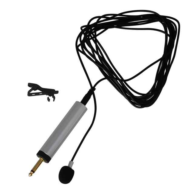 STRANDCHIC Black Clip-on Microphone 1 Set Multi-functional Mic for Karaoke Machine