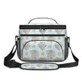 thumbnail image 2 of Lunch Box Pioneer Flower Floral Print Pattern Insulated Lunch Bag for Women Men,Medium Leakproof Lunchbox Cooler Bag Adjustable Strap,10 X 6.7 X 8 Inches, 2 of 6