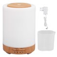 thumbnail image 1 of Difusor de luz nocturna ultrasonido, humidificador de luz nocturna de funcionamiento silencioso de 220ml para el hogar, dormitorio, oficina, enchufe europeo de 100-240V, 1 of 5