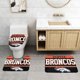 thumbnail image 2 of Juego de alfombras de baño de 3 piezas del equipo Broncos Alfombra antideslizante para baño de 31,5 x 20 pulgadas, 2 of 7