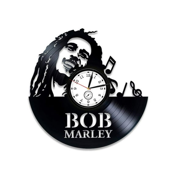 Kovides Reggae Music Vinyl Record Clock Wall Decor