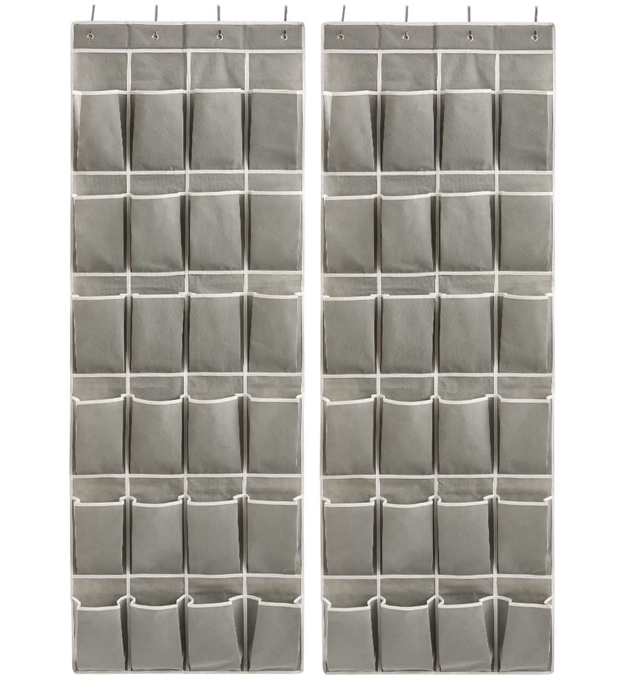 EZOWare Over The Door Hanging Organizer, 24 Large Pockets Multipurpose