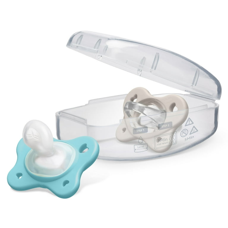 Chicco PhysioForma Dual Soft Pacifier Sapphire 16-24m 2pk, New