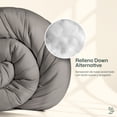 thumbnail image 2 of Dreamlab Edredón Acolchado para Toda Estación. Relleno de Microfibras Recubiertas con Gel. Lavado a Máquina. Usar como Edredón o con Funda Duvet. Hipoalergénico. (Arena, Individual 162 x 223cm), 2 of 8