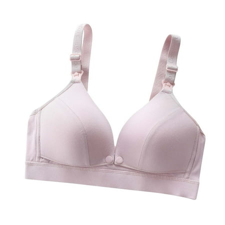 

Shapewear for Women Tummy Control Sticky Bras for Women Maternity Pregnancy Seamless Breastfeding Bras No Underwire Breathable Underwear Wireless Bra for Women Underwear Women Pink 3XL