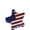 Multicolor#83, variant on Mini Claw Clip for Independence Day, Festive Hair Clips with Plastic Material, 1.02" x 0.98" for Hairstyles, Hair Accessories for Celebrations and Holidays