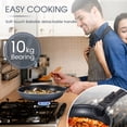 thumbnail image 2 of Motase Ensemble de 6 Pcs Casseroles et Poêles Antiadhésives avec Poignée Détachable Induction Blanc, 2 of 5