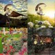 thumbnail image 2 of Solar Garden Ornaments Outdoor Fairy Solar Light Moon Star Crackle Glass Ball Stake Metal Lights Decorative Waterproof Warm White LED for Garden Pathw, 2 of 5