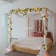 thumbnail image 4 of Guirnalda decorativa de flores rosas con batería y alambre de cobre, luces LED de cadena para decoración de bodas, fiestas y eventos de Navidad, 4 of 5