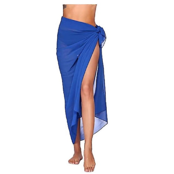 Women"s Beach Sarong Pareo Chiffon Bikini Wrap Skirt Cover Up For Swimwear