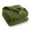 Olive Green, variant on Exclusivo Mezcla Fleece Throw Blanket for Couch, Super Soft Jacquard Bed Blanket, Lightweight Fuzzy Warm for All Seasons, 50x60 Inches, Ivory