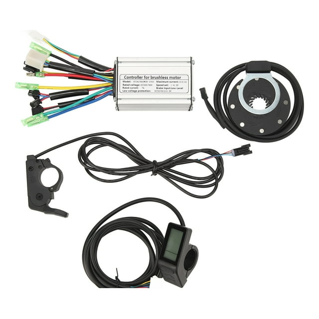 Kit de conversión de bicicleta eléctrica, controlador profesional KT 15A, Panel LCD4 TT009, juego de acelerador de pulgar para Motor de 36V, 48V y 250W YUNYI BRAND Deportes