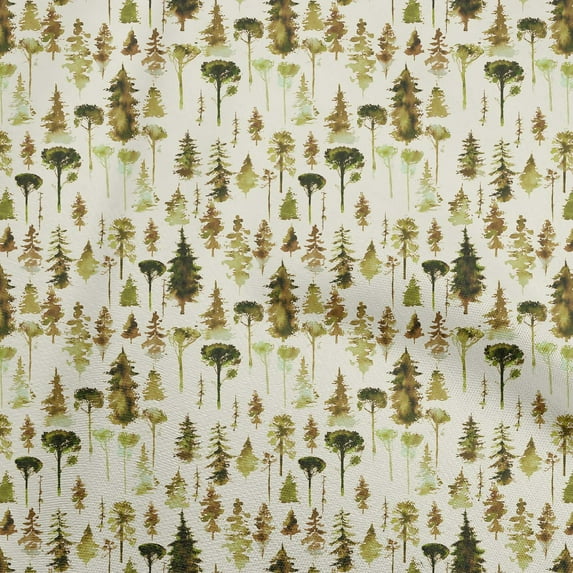 oneOone Cotton Jersey Dark Olive Green Fabric Tree Diy Clothing Quilting Fabric Print Fabric By Yard 58 Inch Wide