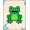 Green, Pattern 4, variant on ODIKA 3x5 Machine Washable Non-Slip Area Rug, Playful Toad Crochet Canvas Creation Framework High Traffic Rug, Green, 727365