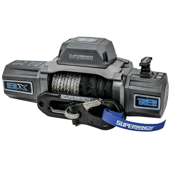Superwinch 1712201 12,000 lbs SX Electric Winch with Synthetic Rope
