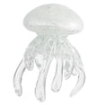 thumbnail image 4 of Lorelei Glow-in-the-Dark Decorative Accent Glass Sculpture Nautical Figure - Jellyfish, 4 of 11