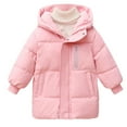 thumbnail image 5 of Boy Winter Coat,Kids Puffer Jacket Mid-Length with Trim Hood Warm Windproof Boys' Outerwear Jackets Coats Grils Winter Coats Size 10-11 Years, 5 of 5