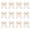 #197-Beige, variant on Cheapark 12 pieces Christmas bow knot hanging ornaments set, assorted festive ribbon bow decorative pendants pack, for tree gift wreath home holiday party decoration
