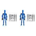 thumbnail image 1 of 1 Juego Robot Multiarticulado Maniquí 3D 13 Figura Acción ( ) Azul, 1 of 4