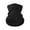 black, variant on Outdoor Cycling Neck Gaiter for Sun Protection, Polyester Fiber Breathable Face Mask