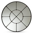 thumbnail image 2 of Baxton Studio Ohara Modern and Contemporary Black Finished Metal Accent Wall Mirror, 2 of 4