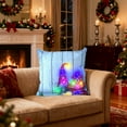 thumbnail image 6 of Christmas Lighted Throw Pillow Covers Christmas LED Pillows 2 Modes Switching Printed Sofa Pillows Cushions Pillowcases Comfortable & Breathable Pillow Covers 18x18", 6 of 7