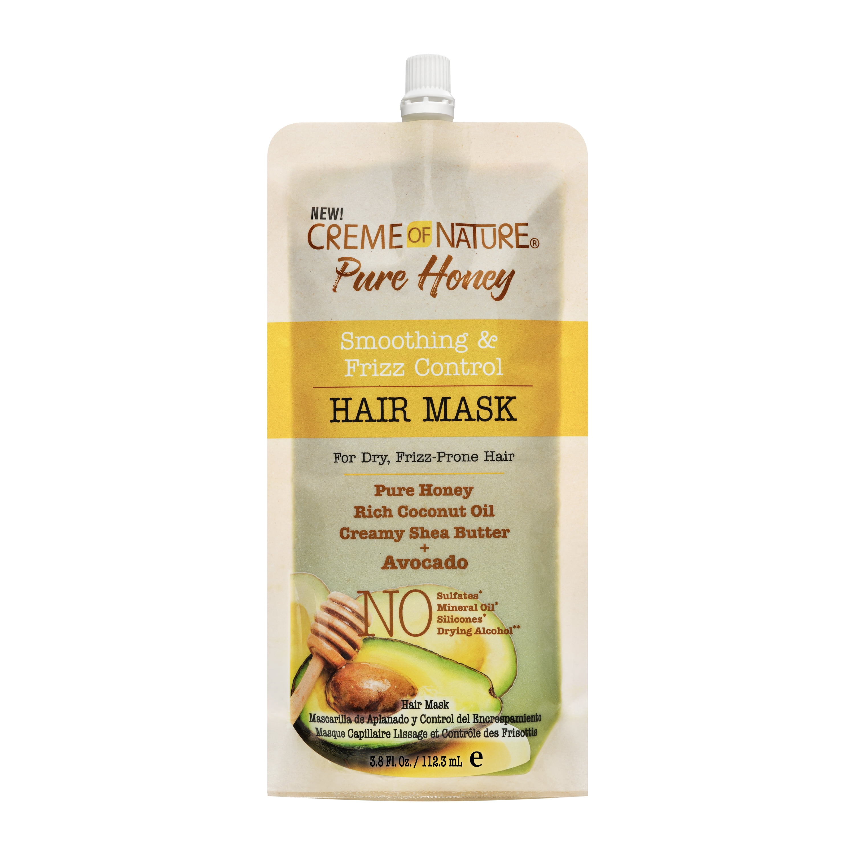 Creme Of Nature Pure Honey Strengthening Hair Mask 3 4 Oz Walmart Com