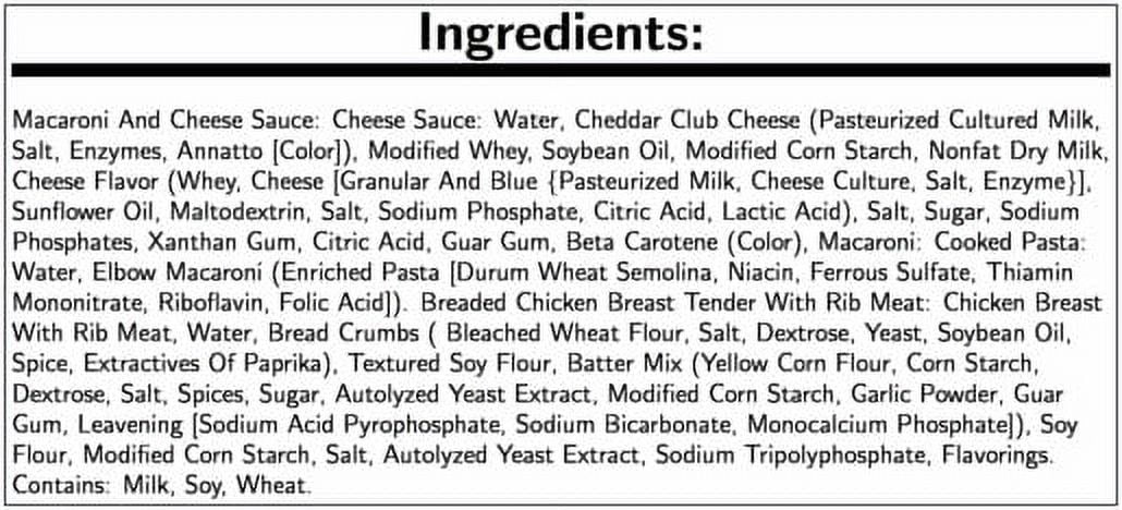 (12 Pack) Banquet Fingers With Mac And Cheese Chicken, 6.5 oz.