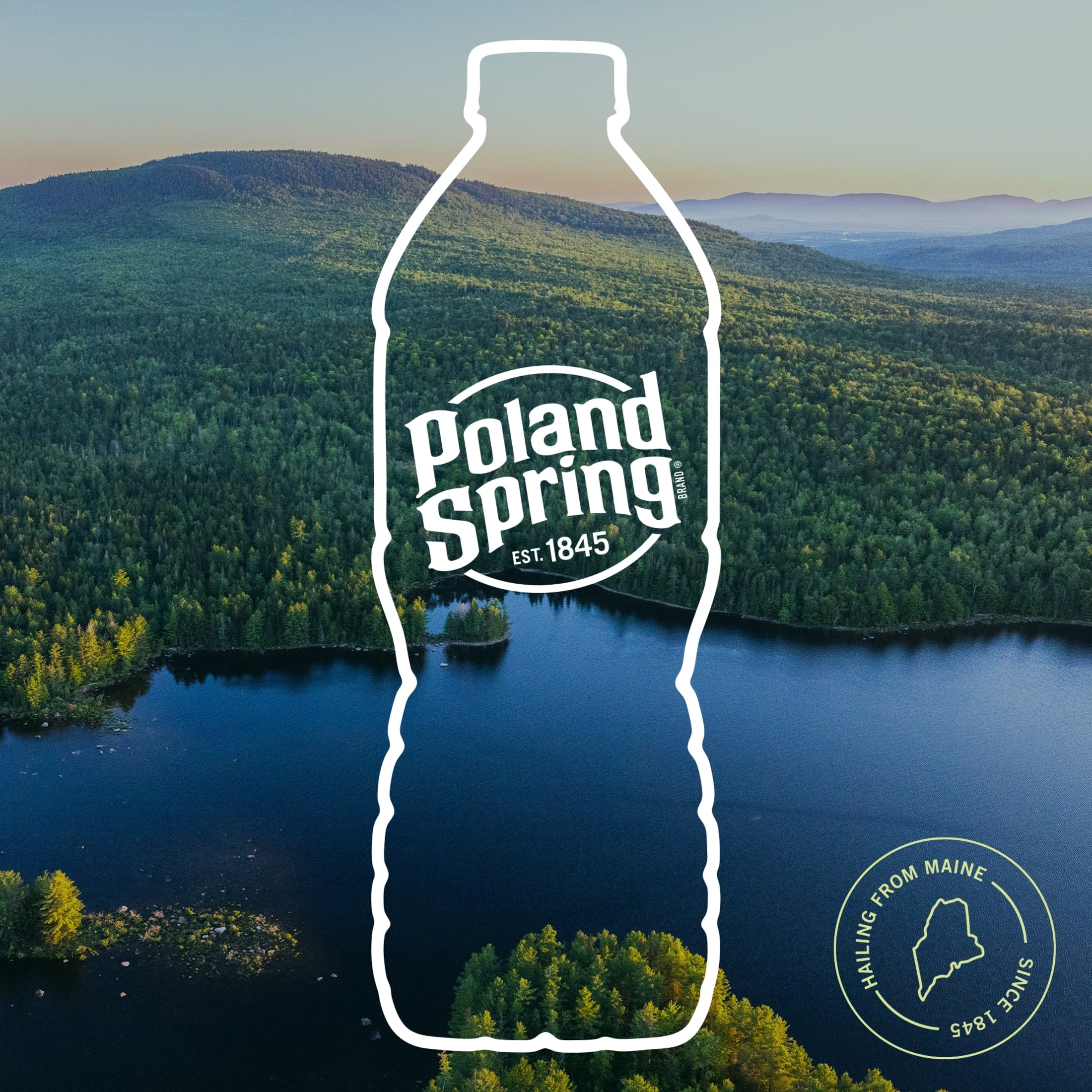 Poland Spring Maine Spring Water, 16.9 Fl Oz, 24-Pack Plastic Bottles