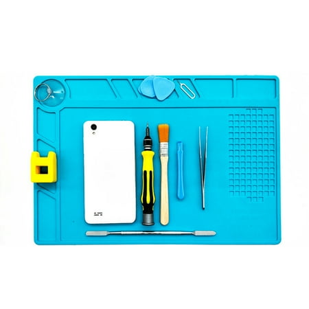 - Heat Insulation Silicone Pad Mat For Phone Repair Service Magnetic Heat Solder