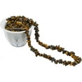 thumbnail image 2 of Tiger Eye Crystal Chips - Healing Crystals Tumbled Chips Gemstone Beads (1000+ Carat, Drilled), 2 of 5