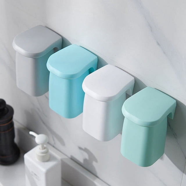 Portavasos Magnético para Colgar en la Pared para Hacer Gárgaras, Ideal para Parejas, Familias, Artículos de Baño