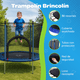 thumbnail image 2 of Trampolín Yei 55 Pulgadas con Red de Seguridad Estructura de Acero y Protección Acolchonada, 2 of 6