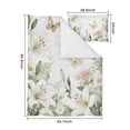 thumbnail image 5 of Flowers and Butterflies Duvet Cover and Pillowcase Set for Single Bedding, Bedroom Accessories for Kids Teens, 5 of 5
