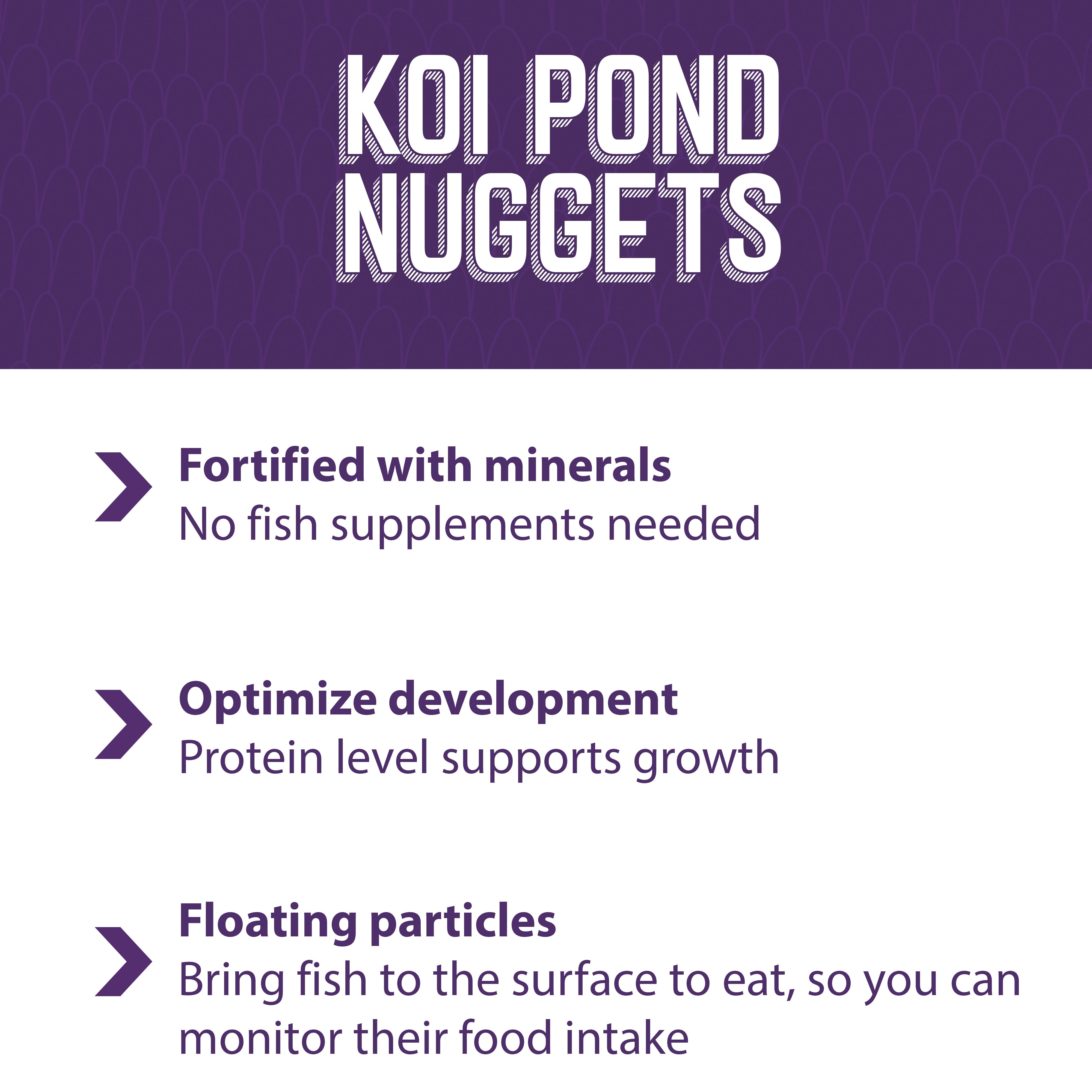 Mazuri Koi Floating Pond Nuggets, 20 LB Bag, 2-Pack