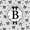 Black B, variant on spefrowx Monogram R Bow Twin Comforter Sets, Cartoon Stripe Love Heart Bedding Set, Black Reversible, 2-Piece, 1 Comforter and 1 Pillowcase