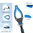 thumbnail image 4 of Pinza plegable Grabber Reacher Tool de 32 cm, azul, para personas mayores, 4 of 6