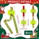 thumbnail image 5 of Cajón de Navidad estampado a rayas, fieltro falso, lazo de seda, polos decorativos, fácil de instalar, diseño moderno, ideal para dormitorios, alta demanda, decoración de Navidad, fieltro, 5 of 8