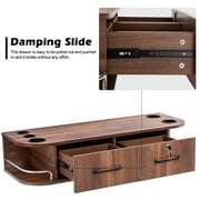 BarberPub Locking Wall Mount Styling Station Barber Beauty Spa Salon Cabinet 5012