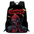 thumbnail image 1 of Mochila escolar de gran capacidad para niños y niñas, mochila duradera para acampar, regalo de cumpleaños para estudiantes, Deadpools, Heroes, 1 of 4