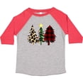 thumbnail image 3 of Inktastic Three Christmas Trees in Plaid and Leopard Print Boys or Girls Toddler T-Shirt, 3 of 5