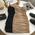 thumbnail image 2 of Vestido corto ajustado con tirantes para mujer, minivestido Sexy a la moda, ropa de calle elegante de estilo coreano para verano, 2 of 6