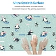 thumbnail image 6 of Cute Cartoon Penguin Gaming Mouse Pad Penguins Large Mouse Pad (31.5x11.8 Inch) Non-Slip Rubber Base Large Desk Mat Desk Protector for Home Office Gaming Work, 6 of 6