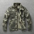 thumbnail image 1 of Abrigo de primavera para hombre, chaqueta de camuflaje de tendencia de primavera para hombre, ropa de trabajo resistente al desgaste de algodón, 1 of 5