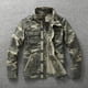 thumbnail image 1 of Abrigo de primavera para hombre, chaqueta de camuflaje de tendencia de primavera para hombre, ropa de trabajo resistente al desgaste de algodón, 1 of 5