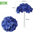thumbnail image 2 of 60 PCS Navy Blue Hydrangea Artificial Flowers with Stems for Wedding Party Home Decor Table Centerpieces Florals Bouquets Arrangement Arch Festival Decoration, 2 of 6