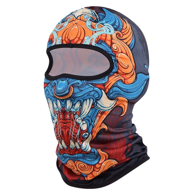 Motorcycle Cycling Face Sun Breathable Liner For Summer Outdoor Sports With Multiple Style Designs