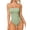 Pea Green, variant on SUCS Womens Tube Bodysuits Strapless Basic Sleeveless Ruched Stretch Classic-Fit Tops Sexy Bodysuits