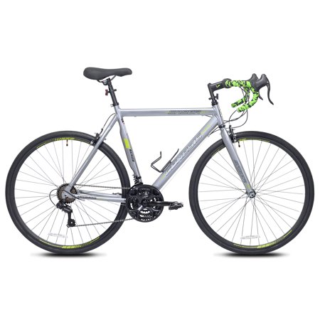 Genesis 700 C Saber Men s Aluminum Road Bike with 21 Speeds  Gray